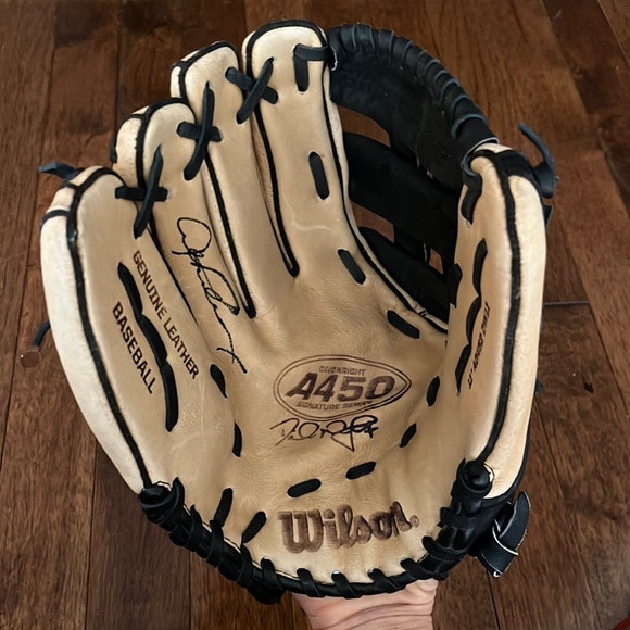 Wilson David Wright A450 Baseball Glove A0452 11” Right Hand Genuine Leather - Picture 1 of 7